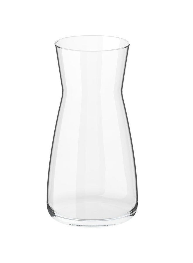 Modern Minimalist Glass Vase 1 Liter – Stylish Clear Flower Vase for Living Room, Dining Table, Kitchen Counter and Wedding Decor - Image 5